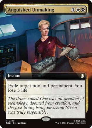 Anguished Unmaking (Extended Art) (TRC-310) - Commander: Star Trek | Grognard Games