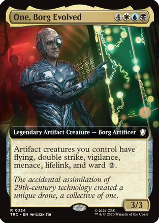 One, Borg Evolved (Extended Art) (TRC-324) - Commander: Star Trek | Grognard Games