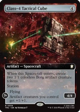 Class-4 Tactical Cube (Extended Art) (TRC-339) - Commander: Star Trek | Grognard Games