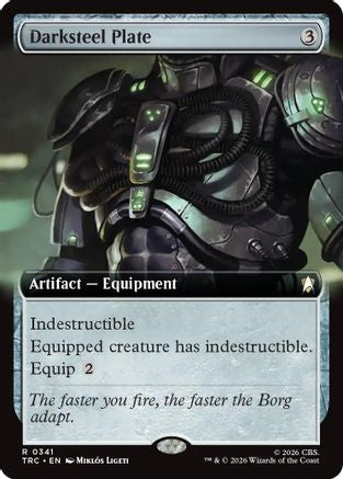 Darksteel Plate (Extended Art) (TRC-341) - Commander: Star Trek | Grognard Games