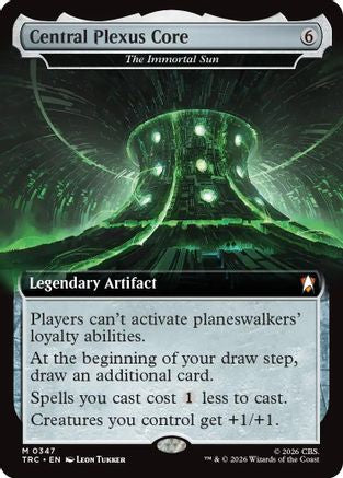 Central Plexus Core - The Immortal Sun (Extended Art) (TRC-347) - Commander: Star Trek | Grognard Games