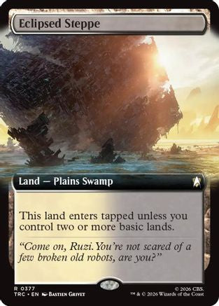 Eclipsed Steppe (Extended Art) (TRC-377) - Commander: Star Trek | Grognard Games