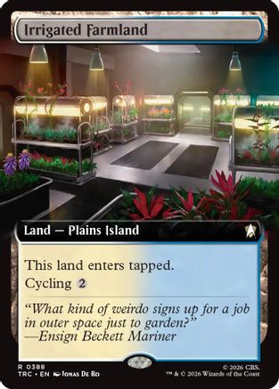 Irrigated Farmland (Extended Art) (TRC-388) - Commander: Star Trek | Grognard Games