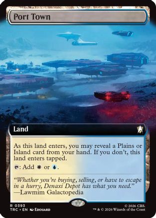 Port Town (Extended Art) (TRC-393) - Commander: Star Trek | Grognard Games