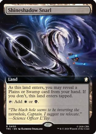 Shineshadow Snarl (Extended Art) (TRC-400) - Commander: Star Trek | Grognard Games