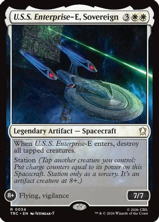 U.S.S. Enterprise-E, Sovereign (TRC-034) - Commander: Star Trek | Grognard Games