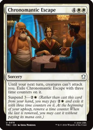 Chronomantic Escape (Surge Foil) (TRC-419) - Commander: Star Trek Foil | Grognard Games