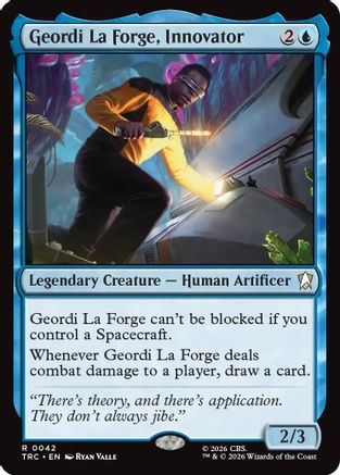 Geordi La Forge, Innovator (Surge Foil) (TRC-042) - Commander: Star Trek Foil | Grognard Games