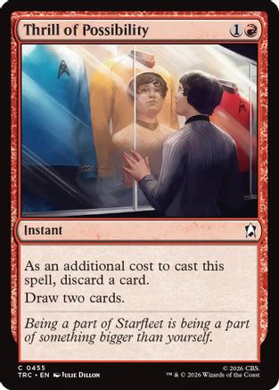 Thrill of Possibility (TRC-455) - Commander: Star Trek | Grognard Games