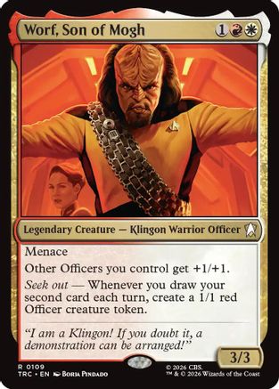 Worf, Son of Mogh (TRC-109) - Commander: Star Trek | Grognard Games