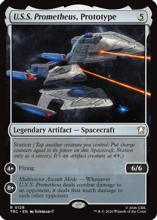 U.S.S. Prometheus, Prototype (Surge Foil) (TRC-128) - Commander: Star Trek Foil | Grognard Games