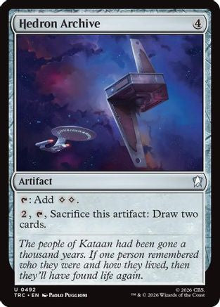 Hedron Archive (Surge Foil) (TRC-492) - Commander: Star Trek Foil | Grognard Games