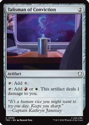 Talisman of Conviction (Surge Foil) (TRC-503) - Commander: Star Trek Foil | Grognard Games