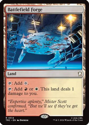 Battlefield Forge (TRC-514) - Commander: Star Trek | Grognard Games
