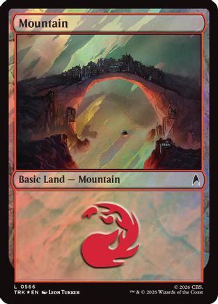 Mountain (0566) (Surge Foil) (TRC-566) - Commander: Star Trek Foil | Grognard Games