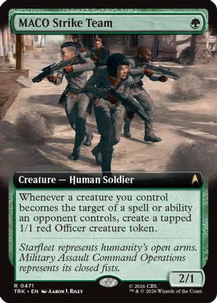 MACO Strike Team (Extended Art) (TRK-471) - Star Trek Foil | Grognard Games