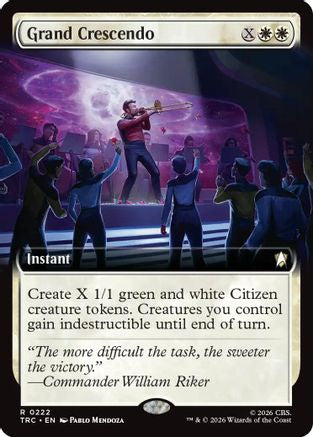 Grand Crescendo (Extended Art) (TRC-222) - Commander: Star Trek | Grognard Games