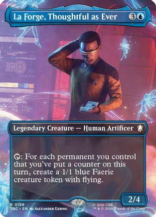 La Forge, Thoughtful as Ever (Borderless) (TRC-188) - Commander: Star Trek | Grognard Games