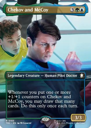 Chekov and McCoy (Borderless) (TRC-183) - Commander: Star Trek | Grognard Games