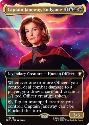 Captain Janeway, Endgame (Borderless) (TRC-205) - Commander: Star Trek | Grognard Games