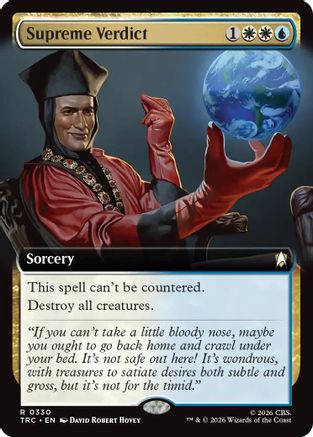 Supreme Verdict (Extended Art) (TRC-330) - Commander: Star Trek | Grognard Games