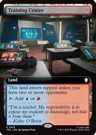 Training Center (Extended Art) (TRC-413) - Commander: Star Trek | Grognard Games