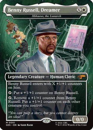 Benny Russell, Dreamer - Mikaeus, the Lunarch (Borderless) (SDS-001) - Star Trek: Stardates Foil | Grognard Games