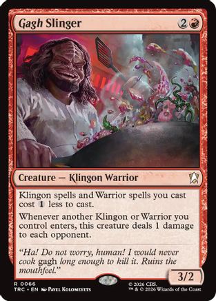 Gagh Slinger (Surge Foil) (TRC-066) - Commander: Star Trek Foil | Grognard Games