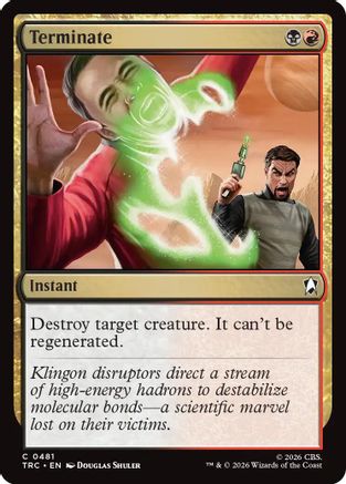Terminate (TRC-481) - Commander: Star Trek | Grognard Games