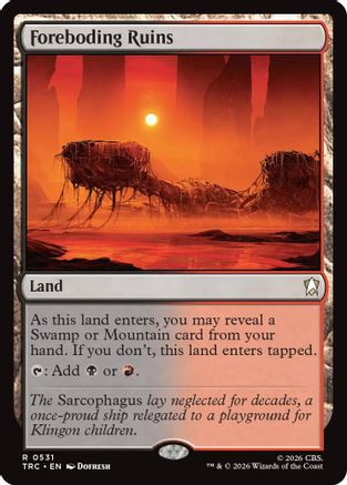 Foreboding Ruins (TRC-531) - Commander: Star Trek | Grognard Games