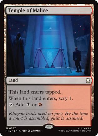 Temple of Malice (TRC-567) - Commander: Star Trek | Grognard Games