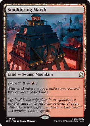Smoldering Marsh (Surge Foil) (TRC-560) - Commander: Star Trek Foil | Grognard Games