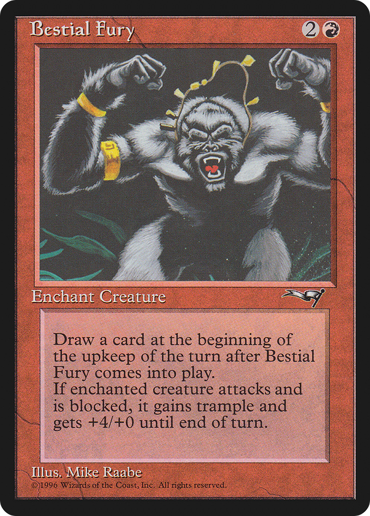 Bestial Fury (Looking Left) [Alliances] | Grognard Games