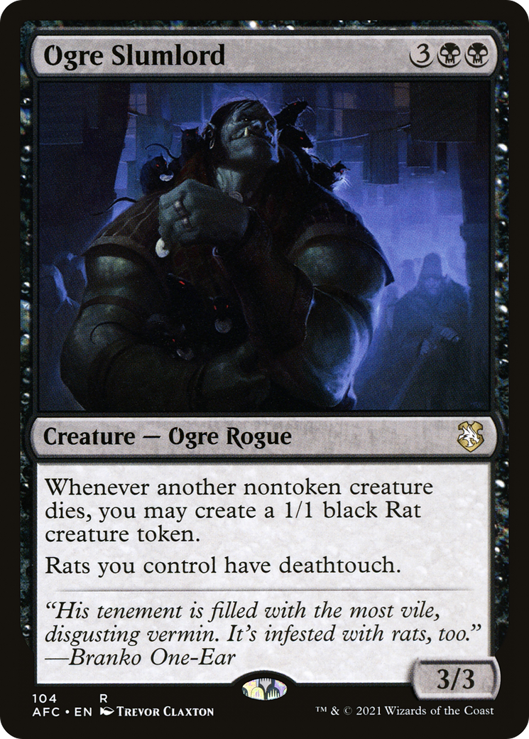 Ogre Slumlord [Dungeons & Dragons: Adventures in the Forgotten Realms Commander] | Grognard Games