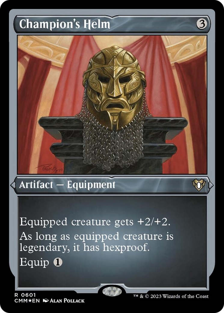 Champion's Helm (Foil Etched) [Commander Masters] | Grognard Games