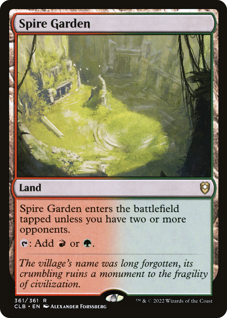 Spire Garden [Commander Legends: Battle for Baldur's Gate] | Grognard Games