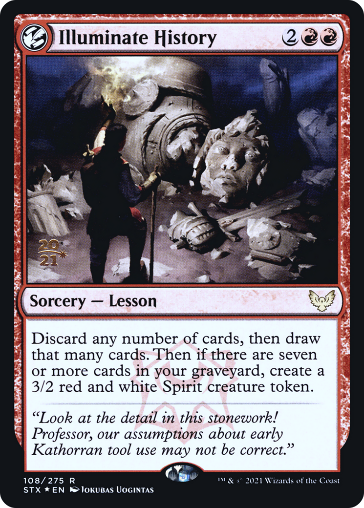 Illuminate History [Strixhaven: School of Mages Prerelease Promos] | Grognard Games