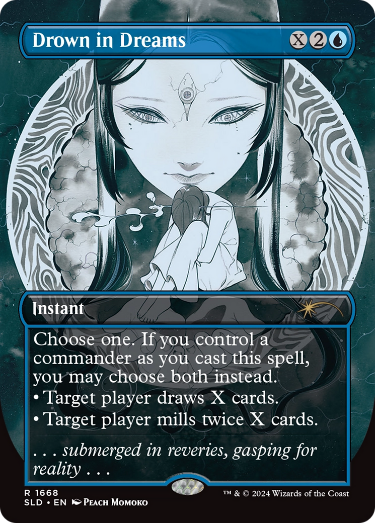 Drown in Dreams (SLD-1668) - Secret Lair Drop (Borderless) Foil | Grognard Games