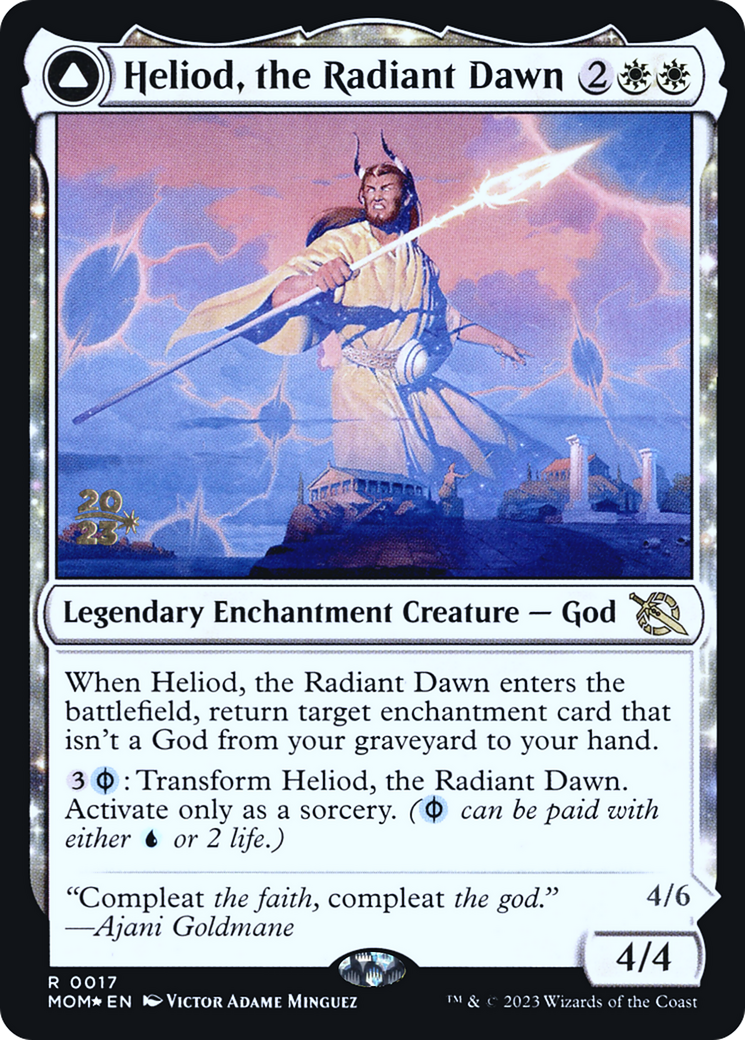 Heliod, the Radiant Dawn // Heliod, the Warped Eclipse [March of the Machine Prerelease Promos] | Grognard Games
