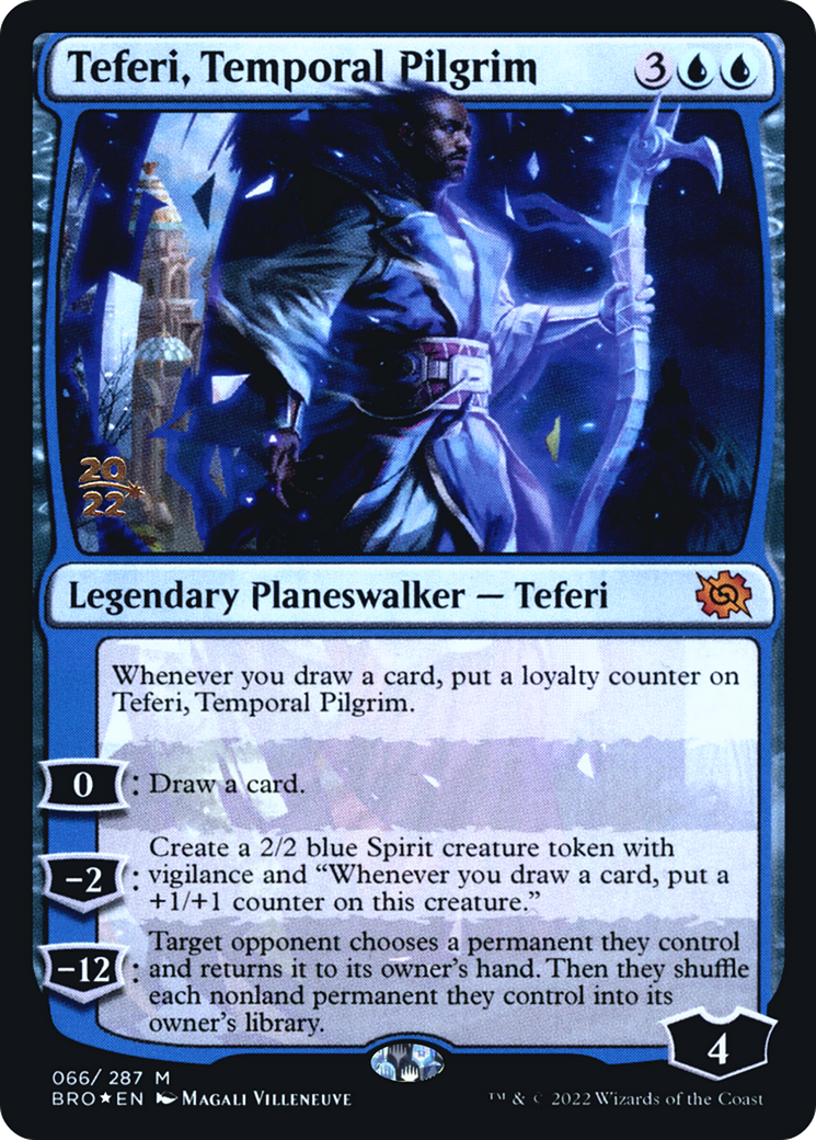 Teferi, Temporal Pilgrim [The Brothers' War: Prerelease Promos] | Grognard Games