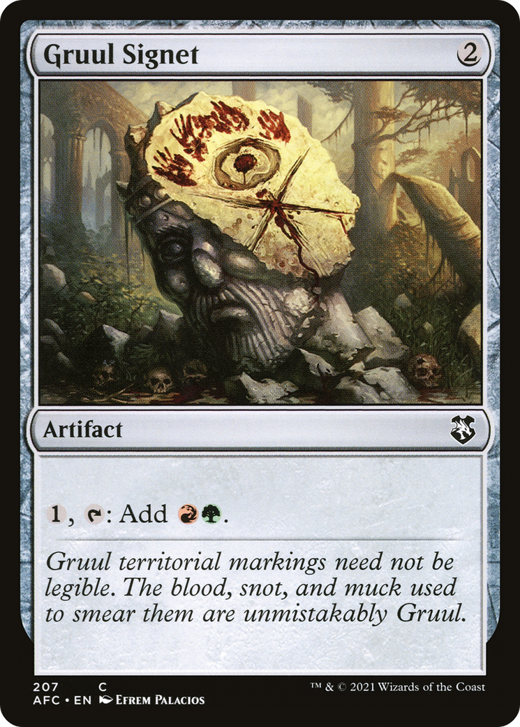 Gruul Signet [Dungeons & Dragons: Adventures in the Forgotten Realms Commander] | Grognard Games