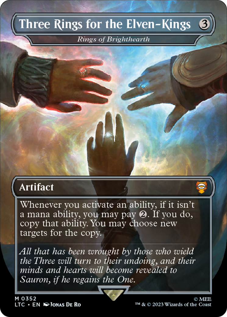 Three Rings for the Elven-Kings - Rings of Brighthearth [The Lord of the Rings: Tales of Middle-Earth Commander] | Grognard Games
