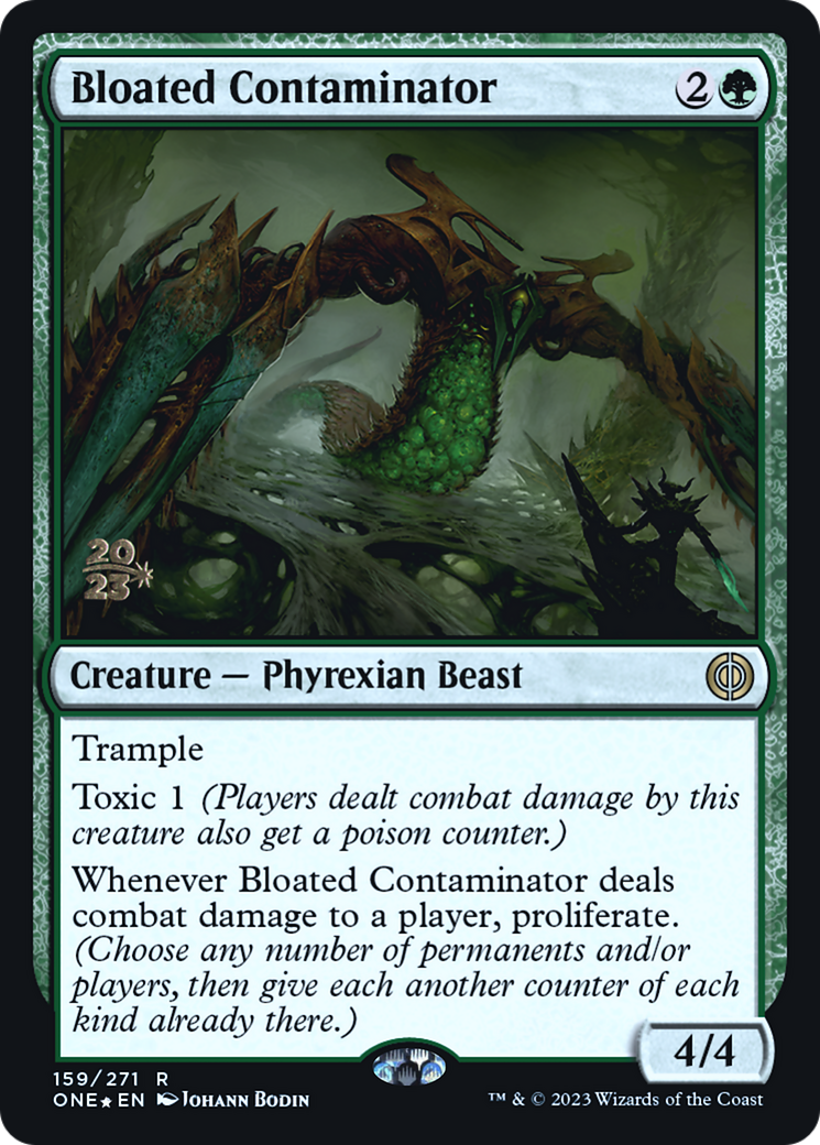 Bloated Contaminator [Phyrexia: All Will Be One Prerelease Promos] | Grognard Games
