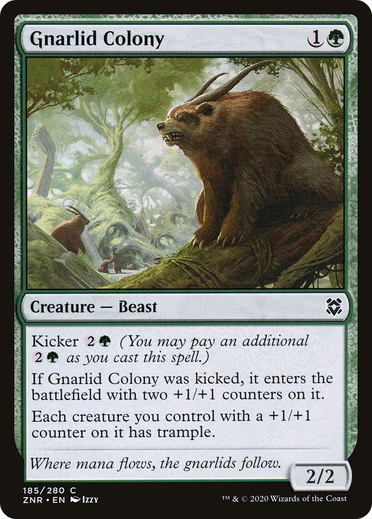 Gnarlid Colony [Zendikar Rising] | Grognard Games