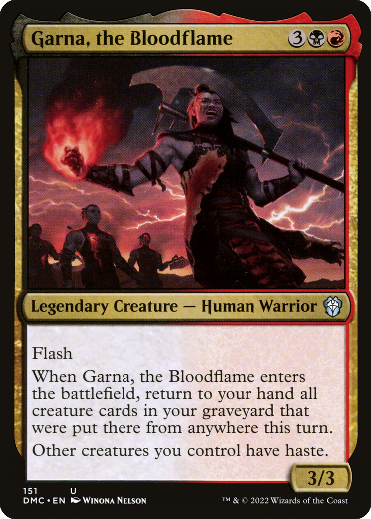 Garna, the Bloodflame [Dominaria United Commander] | Grognard Games