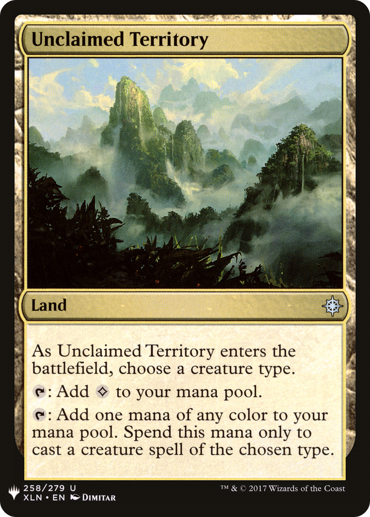 Unclaimed Territory [Mystery Booster] | Grognard Games