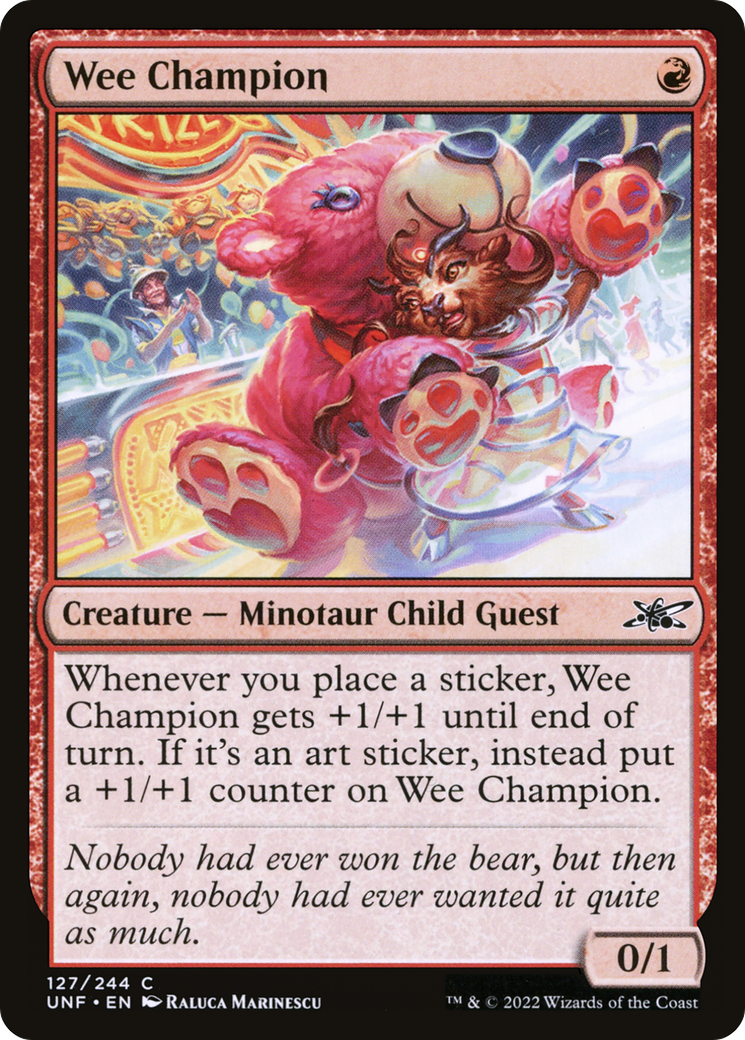 Wee Champion [Unfinity] | Grognard Games