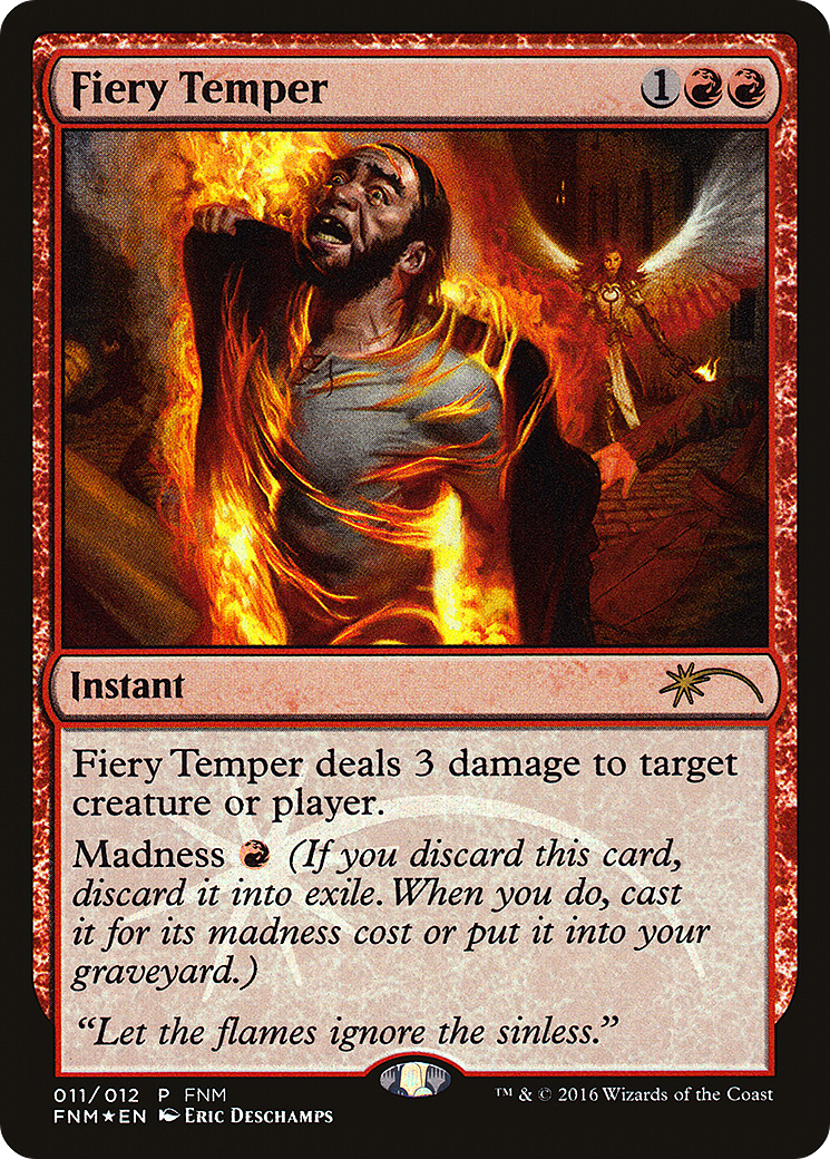 Fiery Temper [Friday Night Magic 2016] | Grognard Games