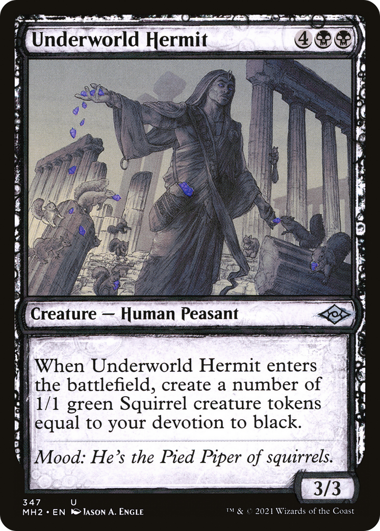Underworld Hermit (Sketch) [Modern Horizons 2] | Grognard Games