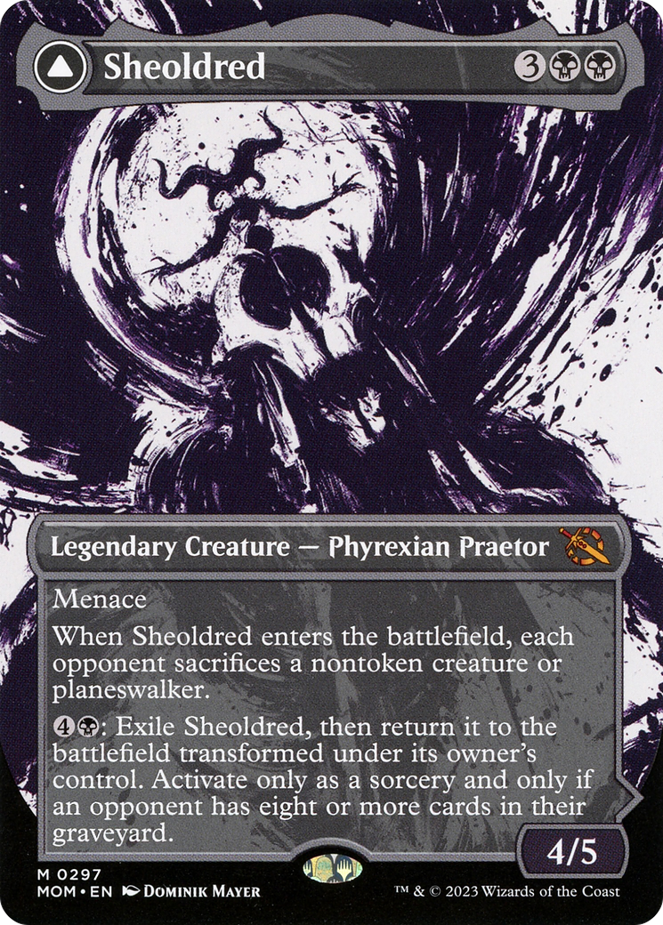 Sheoldred // The True Scriptures (Showcase Planar Booster Fun) [March of the Machine] | Grognard Games